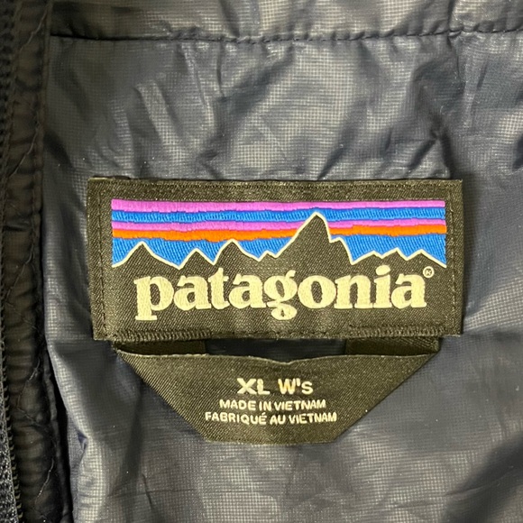 Patagonia Women's Nano Puff Jacket Classic Navy Water Repellent Insulated XL - Picture 7 of 9